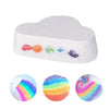 Bomba da bagno schiumosa arcobaleno