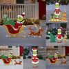 Decorazione Natalizia Grinch - Illuminazione Festiva da Giardino
