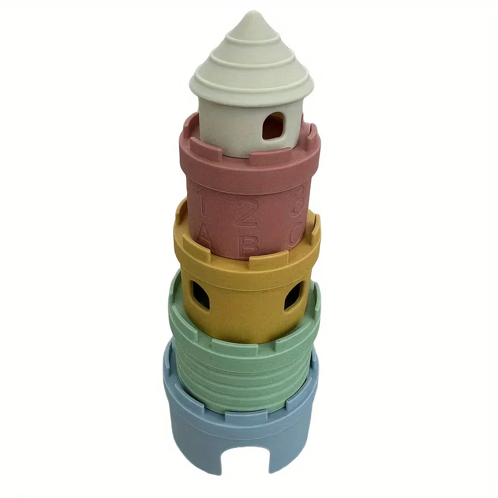 StackCastle - Silicone Stacking Castle & Teething Cups – Hypebay