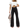 Damen Cordhosen Ausgestellte Hose