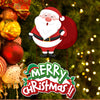 Accogli la stagione delle feste con il SantaBanner – Striscione colorato per porta di Natale