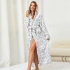 Leopard Luxe Bademantel - Komfort und Stil in Einem