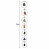 7 Chakra Edelstenen wanddecoratie