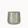 Vaso per fiori grigio industriale - Vaso in metallo elegante per interni moderni