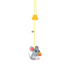 KittySwing – Giocattolo a dondolo per gatti con corda elastica per appendere