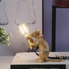 Lampada da scrivania con topi carini