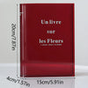 Heldere boekenvase