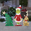 Decorazione Natalizia Grinch - Illuminazione Festiva da Giardino