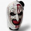 Mania | Maschera da clown incisa - Accessorio di Halloween sanguinolento