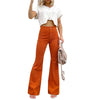 Damen Cordhosen Ausgestellte Hose