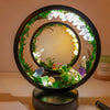 CrystalGlow Luxe Cirkel Lampada Notturna