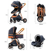 Royal Luxury Baby Kinderwagen 3-in-1 - Vielseitig und Luxuriöses Design