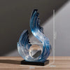 SerenityGlass - Elegantes Glasornament für zeitlose Verfeinerung