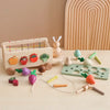 WoodVeg - Carretto di legno per verdure per bambini