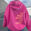 InspireWear - Felpa comoda con stampa positiva