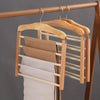 SpaceSaver - Grucce multifunzionali in legno per pantaloni e abiti