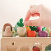 WoodVeg - Carretto di legno per verdure per bambini