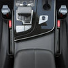 Organizer per sedile auto in pelle + portabicchieri