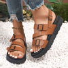 Amel™ - Vegan leren zomersandalen