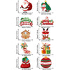 Accogli la stagione delle feste con il SantaBanner – Striscione colorato per porta di Natale