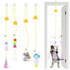 KittySwing – Giocattolo a dondolo per gatti con corda elastica per appendere