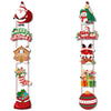 Accogli la stagione delle feste con il SantaBanner – Striscione colorato per porta di Natale