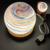 KosmosGloed - Lampada Notturna 3D Pianeti di Cristallo