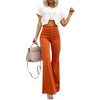 Damen Cordhosen Ausgestellte Hose