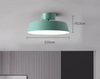 Lampada da soffitto LED moderna girevole con illuminazione intelligente