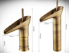 Eleganza - Rubinetto a Cascata Antico per il Tuo Bagno