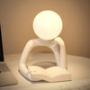 Aura Sculpt Lamp - Moderne Tafellamp met Abstract Design