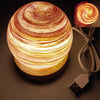 KosmosGloed - Lampada Notturna 3D Pianeti di Cristallo