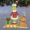 Decorazione Natalizia Grinch - Illuminazione Festiva da Giardino