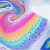 Bomba da bagno schiumosa arcobaleno