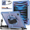 Custodia per iPad Pro 11 12.9 13 M1 M2 M4 2022 2024 Custodia resistente agli urti Heavy-Duty Custodia iPad Air 4 Air5 10.9" Mini6 Custodia + Tracolla