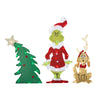 Decorazione Natalizia Grinch - Illuminazione Festiva da Giardino