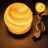 KosmosGloed - Lampada Notturna 3D Pianeti di Cristallo