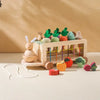 WoodVeg - Carretto di legno per verdure per bambini