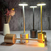 EleganceGlow Lampada da tavolo - Senza fili e ricaricabile via USB