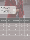 Fluwelen blazer voor dames | Getailleerde pasvorm, gouden knoopaccenten