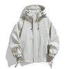 Ski-jack voor heren met oversized capuchon | Winterfunctie 0
