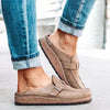 Zavando Scarpe - Scarpe Estive in Camoscio con Fondo Piatto e Retro Aperto per Donne