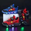 Sneakers LED da supereroe - Scarpe per bambini luminose