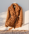 Sophie Gewatteerde Jas - Warmte en Elegantie