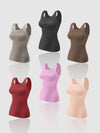 Thermische Tanktop Dames met Verwijderbare BH-Pads en Hoge Elasticiteit – Comfortabele Mouwloze Top voor Activiteiten