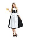 Traditionele zwarte lijfje Dirndl-jurk | Oktoberfest 3