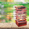 Set Multi-Giochi – 10 Giochi da Tavolo Classici in 1