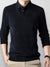 Valse Tweed Pullover Heren met Reverskraag – Luxe Comfortabele Truien voor Kantoor en Casual Outfits - Blauw