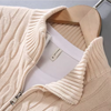 Maglione da uomo lavorato a maglia con cerniera | Calore & Stile senza tempo