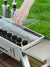 Vouwbare RVS Buitenbarbecue met Rookvrij Ontwerp en Verstelbare Temperatuur - A